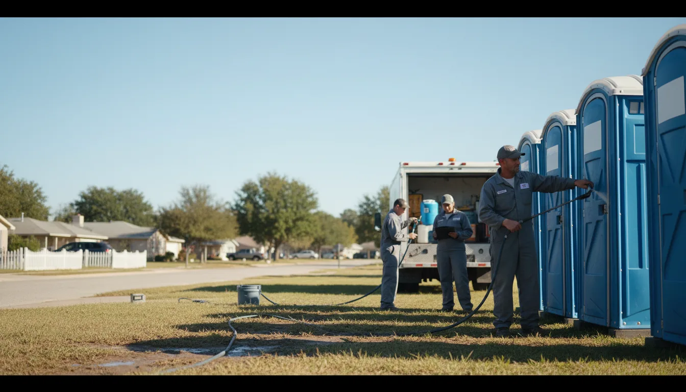 Long-Term Portable Toilet Rental in Allen, TX near me